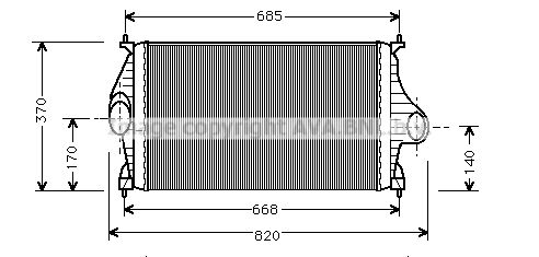 AVA QUALITY COOLING Starpdzesētājs CN4081